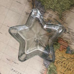 Glass Star Dish